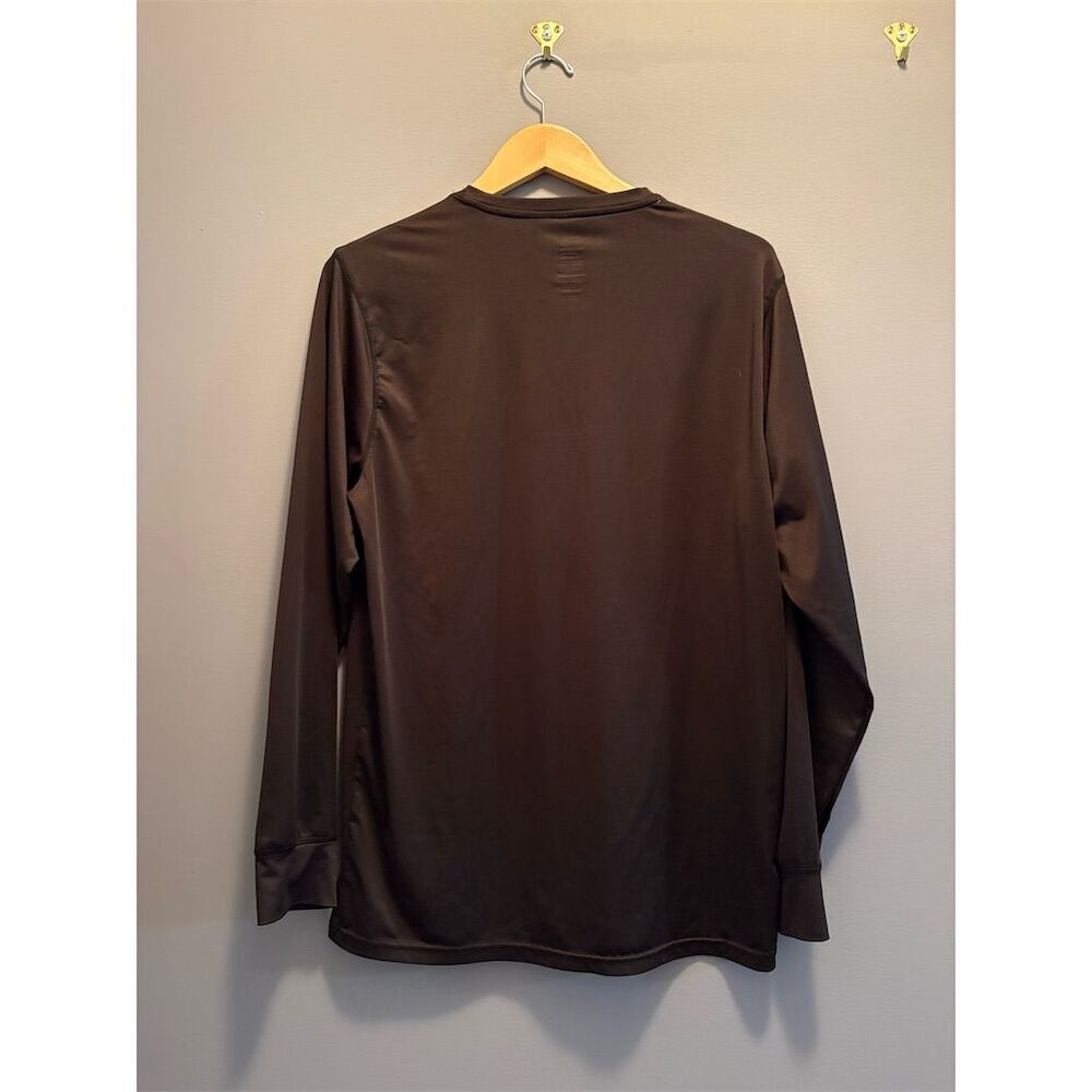 Realtree Men's Black Long Sleeve T-Shirt Size L Lightweight Fall Wear - Picture 5 of 7